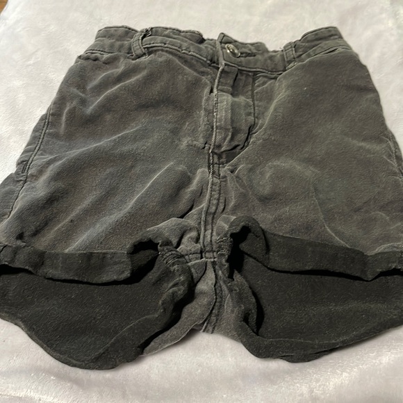 Black jean shorts - Picture 1 of 3